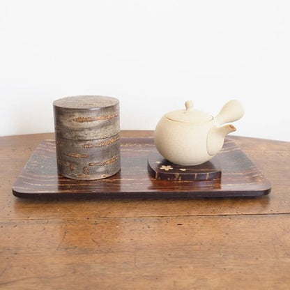 Soucoupe en bois "Chiruhana" de Denshiro