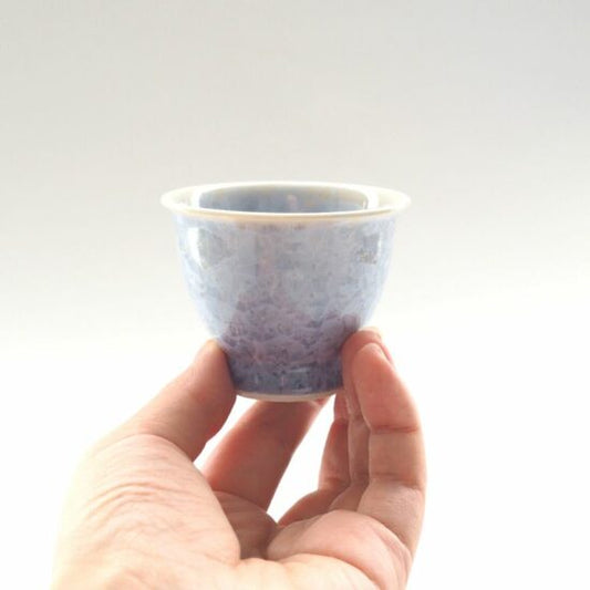 Tasse en porcelaine Kiyomizu-yaki de Toan « Hana-kessho »