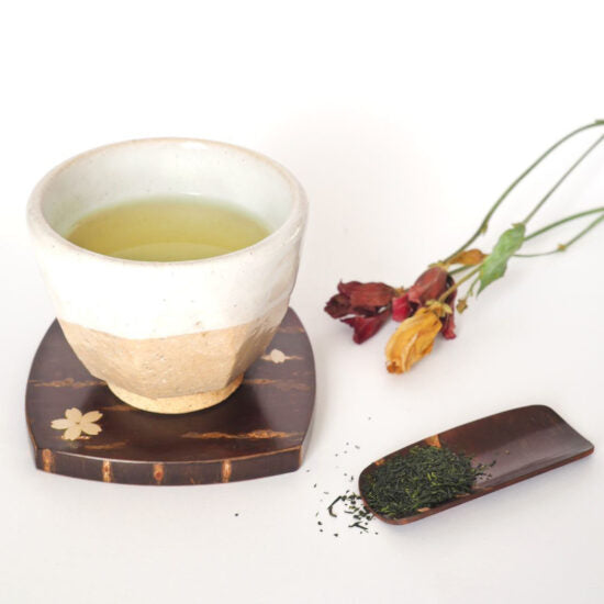 Tasse à thé japonaise Hagi-yaki de Senryuzan "Kaku"