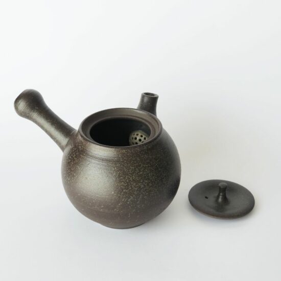 Grande théière en céramique artisanale Kiyomizu-yaki