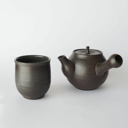 Grande théière en céramique artisanale Kiyomizu-yaki