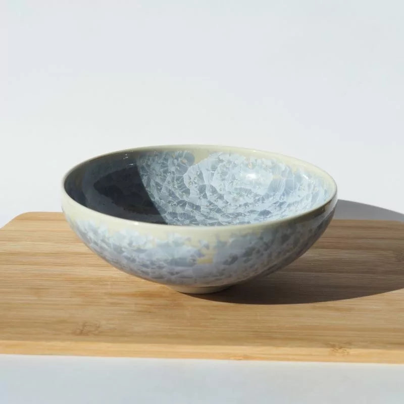 Bol à matcha Kiyomizu-yaki Hira chawan