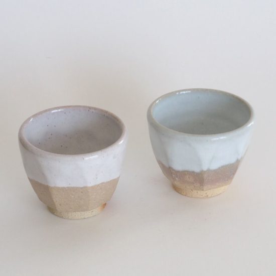 Tasse à thé japonaise Hagi-yaki de Senryuzan "Kaku"