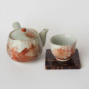 Tasse traditionnelle japonaise Kutani-yaki